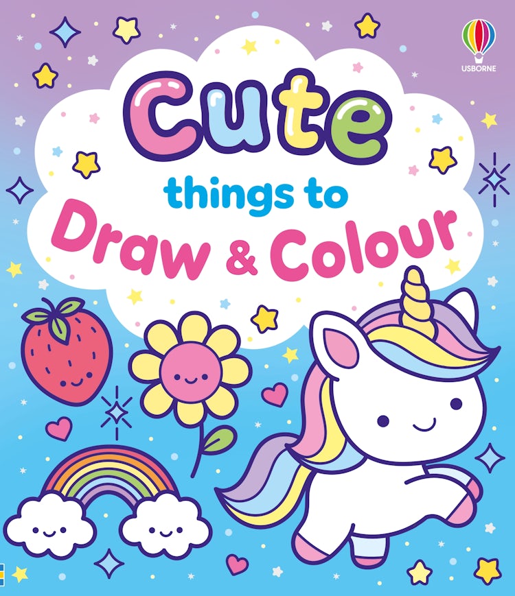 Cover image for Cute Things to Draw & Colour, isbn: 9781836044635
