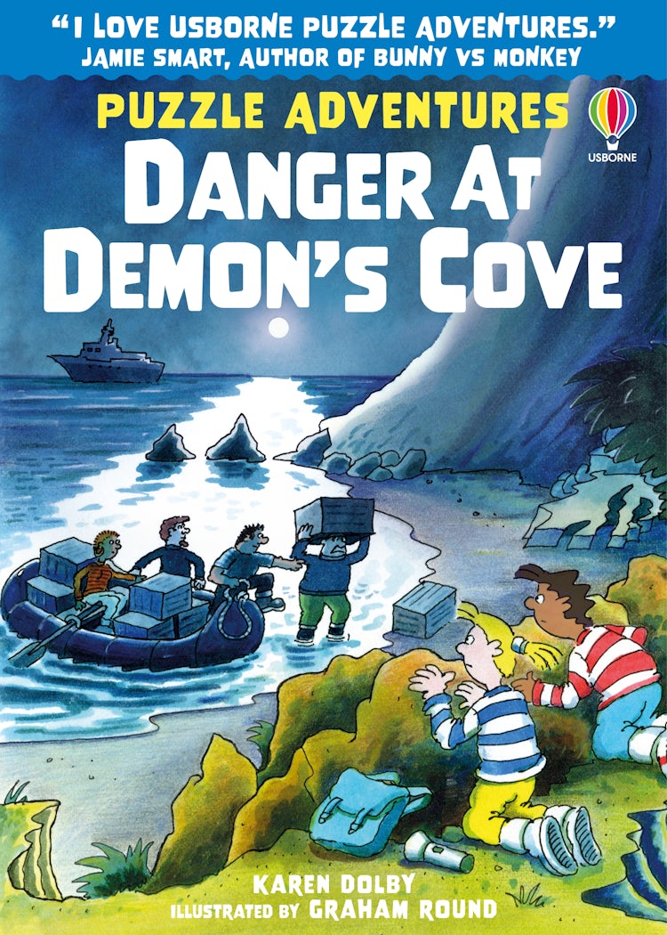 Cover image for Danger at Demon's Cove, isbn: 9781836045014