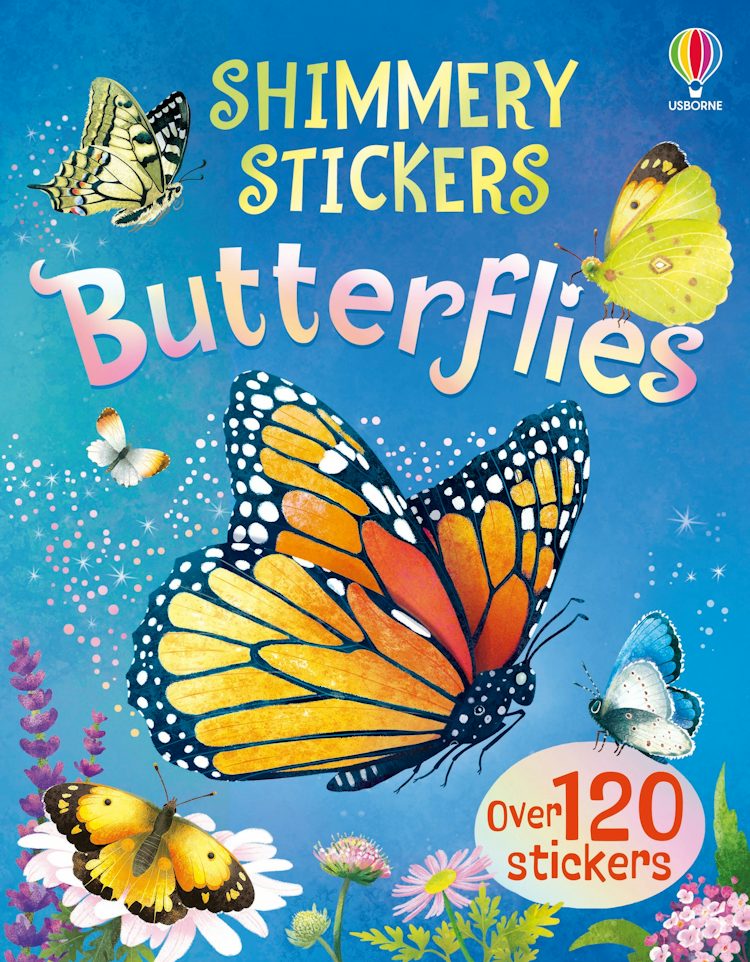 Cover image for Shimmery Stickers Butterflies, isbn: 9781836045212