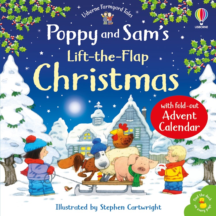 Cover image for Poppy and Sam's Lift-the-Flap Christmas with Advent Calendar, isbn: 9781836045441