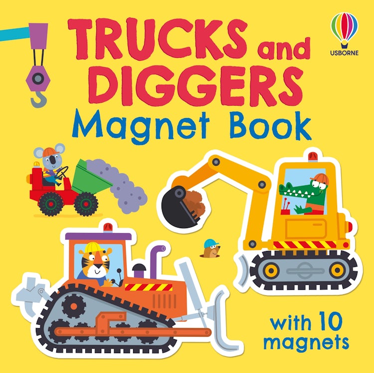 Cover image for Trucks and Diggers Magnet Books, isbn: 9781836045984