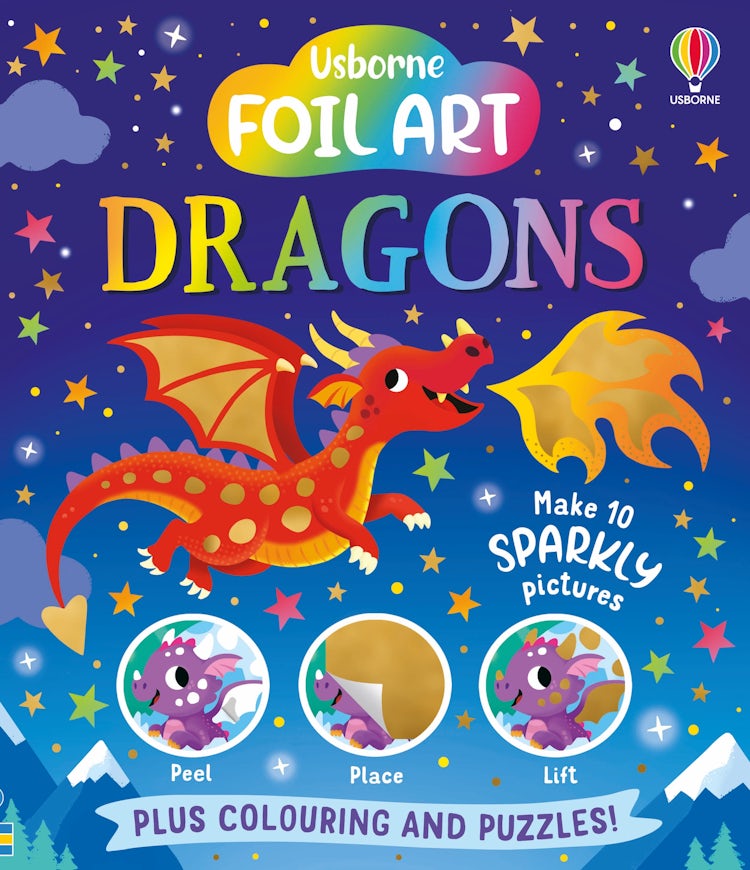 Cover image for Foil Art - Dragons, isbn: 9781836046400