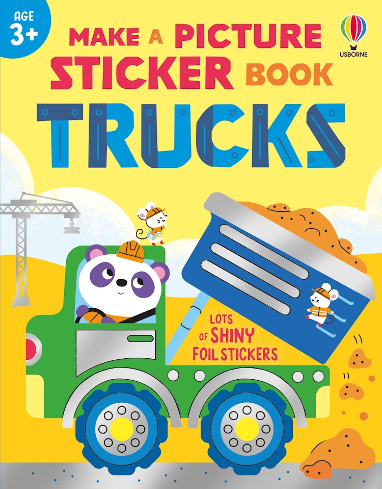 Cover image for Make a Picture Sticker Book Trucks, isbn: 9781836046899