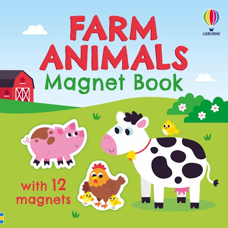 Cover image for Farm Animals: Magnet Book, isbn: 9781836047148