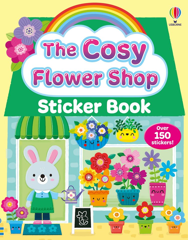 Cover image for The Cosy Flower Shop Sticker Book, isbn: 9781836047834