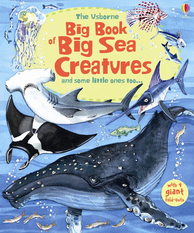Cover image for Big Book of Big Sea Creatures, isbn: 9781836049470