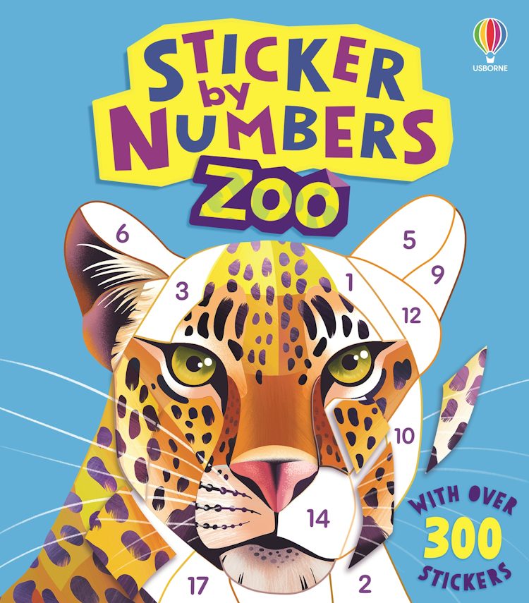 Cover image for Sticker by Numbers: Zoo, isbn: 9781836049913