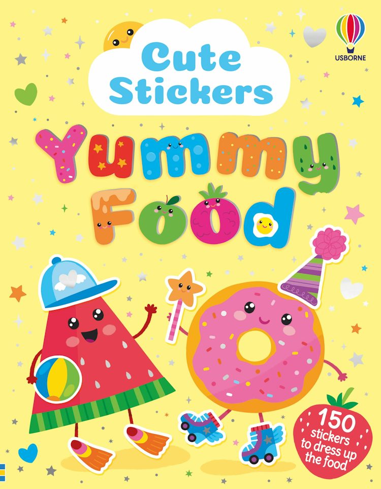 Cover image for Cute Stickers Yummy Food, isbn: 9781836049968
