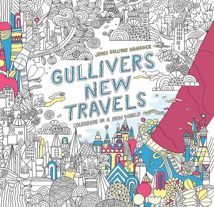 Cover image for Gulliver's New Travels: Colouring in a New World, isbn: 9781849943413