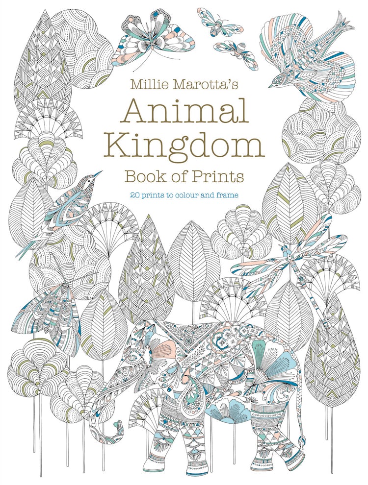 Cover image for Millie Marotta's Animal Kingdom Book of Prints: Prints to Colour and Frame, isbn: 9781849944014