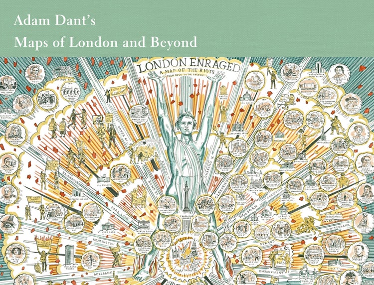 Cover image for Adam Dant's Maps Of London And Beyond, isbn: 9781849944649