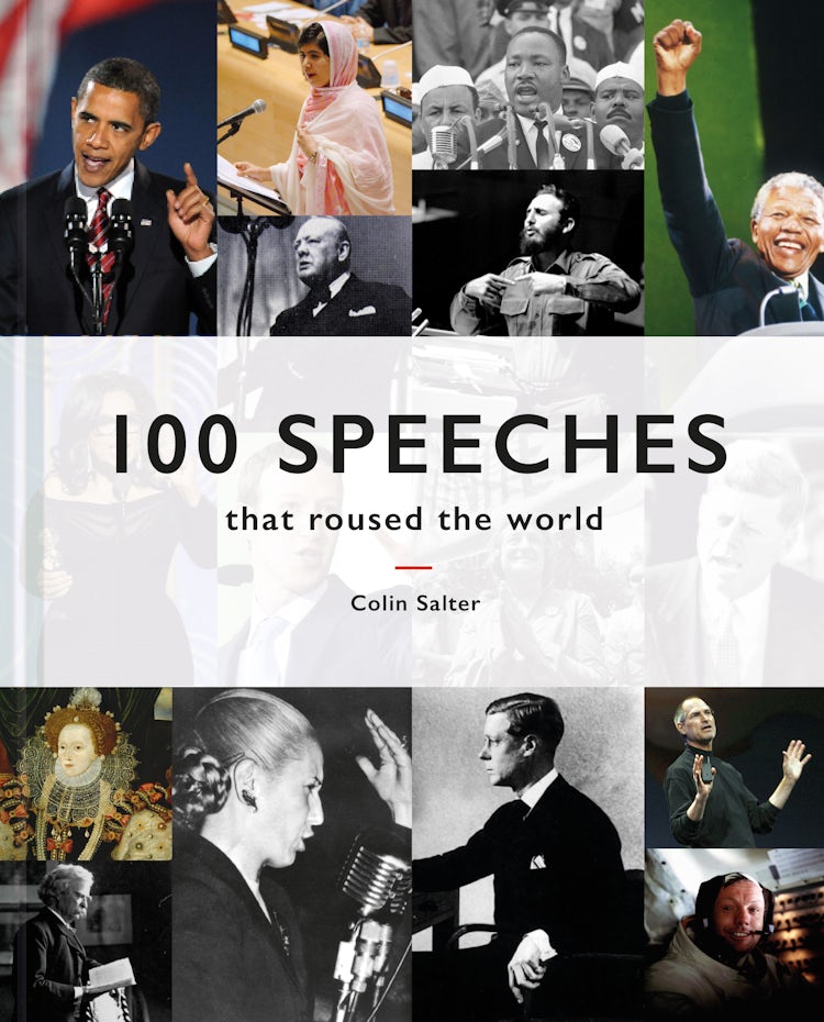 Cover image for 100 Speeches That Roused The World, isbn: 9781849944922