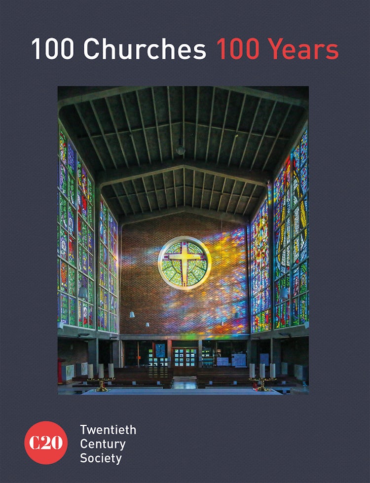 Cover image for 100 Twentieth-Century Churches, isbn: 9781849945141