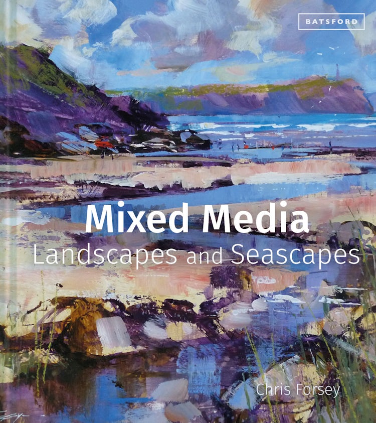 Cover image for Mixed Media Landscapes And Seascapes: Techniques For Combining Water-Based Media, isbn: 9781849945356
