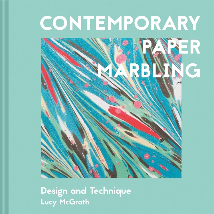 Cover image for Contemporary Paper Marbling: Painting On Water, isbn: 9781849945530