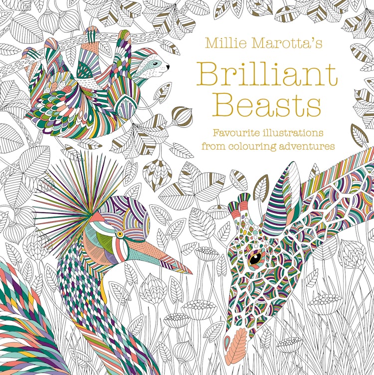 Cover image for Millie Marotta's Brilliant Beasts: A Collection For Colouring Adventures, isbn: 9781849946087