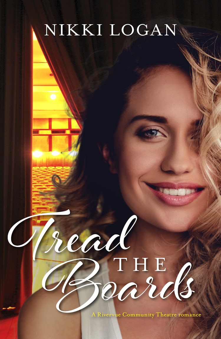 Cover image for Tread the Boards (A Rivervue Community Theatre Romance, #1), isbn: 9781867201809