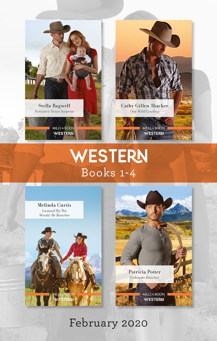 Cover image for Western Box Set 1-4/Fortune's Texas Surprise/One Wild Cowboy/Lassoed by the Would-Be Rancher/Colorado Rancher, isbn: 9781867203254