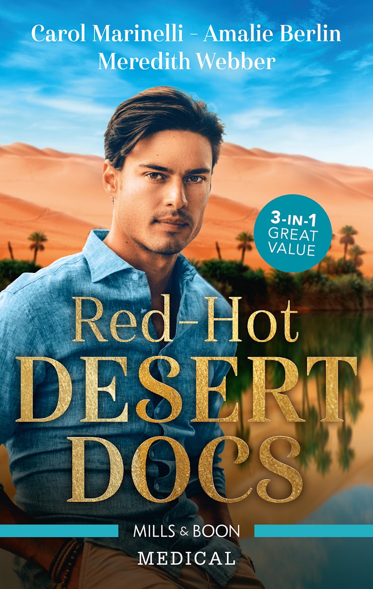 Cover image for Red-Hot Desert Docs/Seduced by the Sheikh Surgeon/Challenging the Doctor Sheikh/The Sheikh Doctor's Bride, isbn: 9781867203421