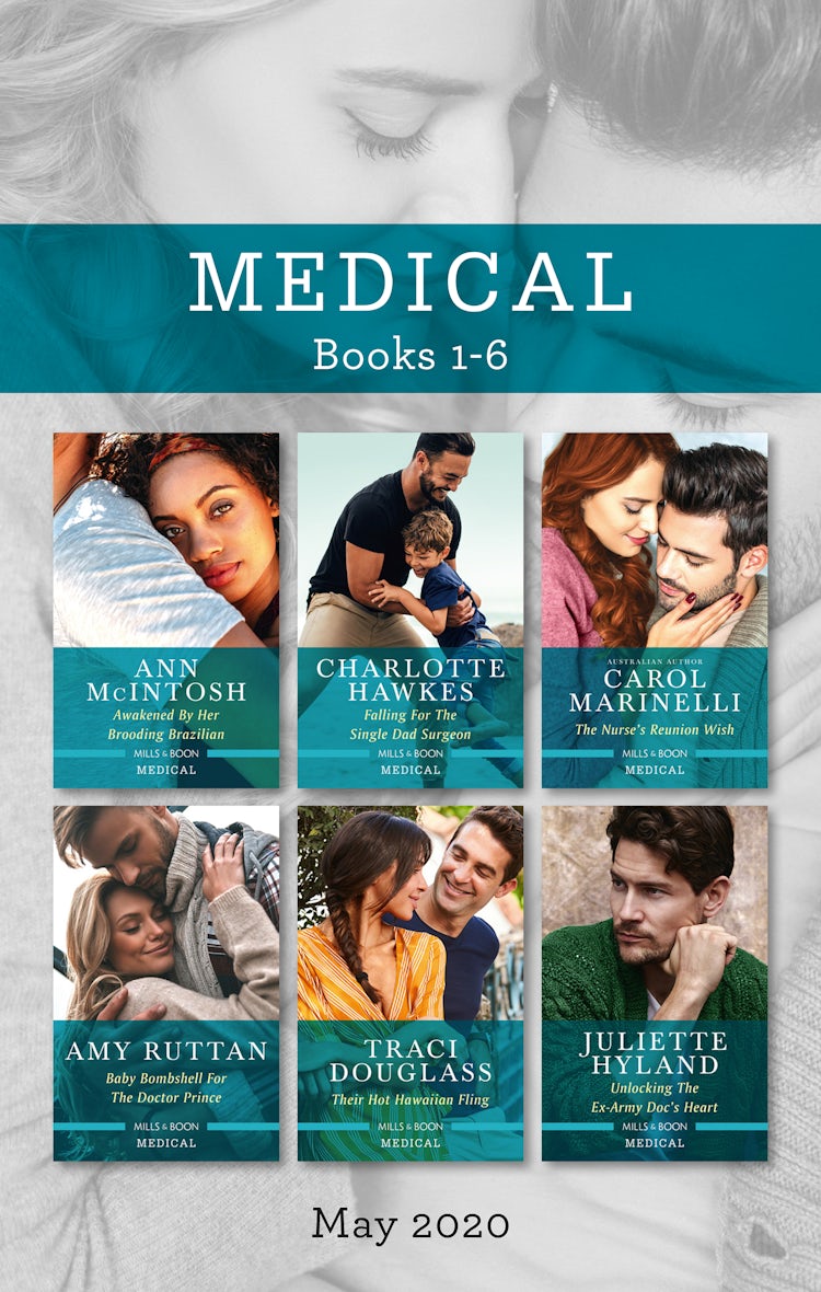 Cover image for Medical Box Set 1-6 May 2020/Awakened by Her Brooding Brazilian/Falling for the Single Dad Surgeon/The Nurse's Reunion Wish/Baby Bombshell for t, isbn: 9781867209102