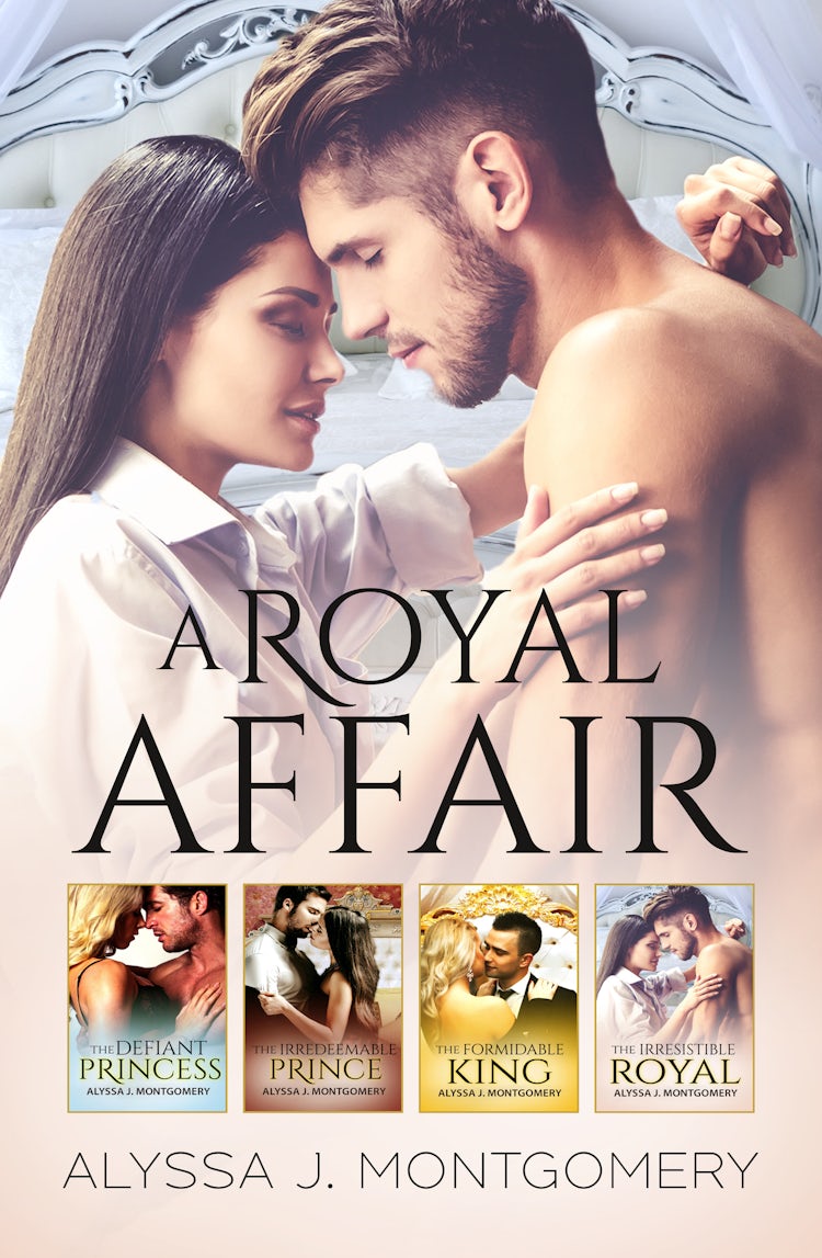 Cover image for A Royal Affair - 4 Book Box Set/The Defiant Princess/The Irredeemable Prince/The Formidable King/The Irresistible Royal, isbn: 9781867210504