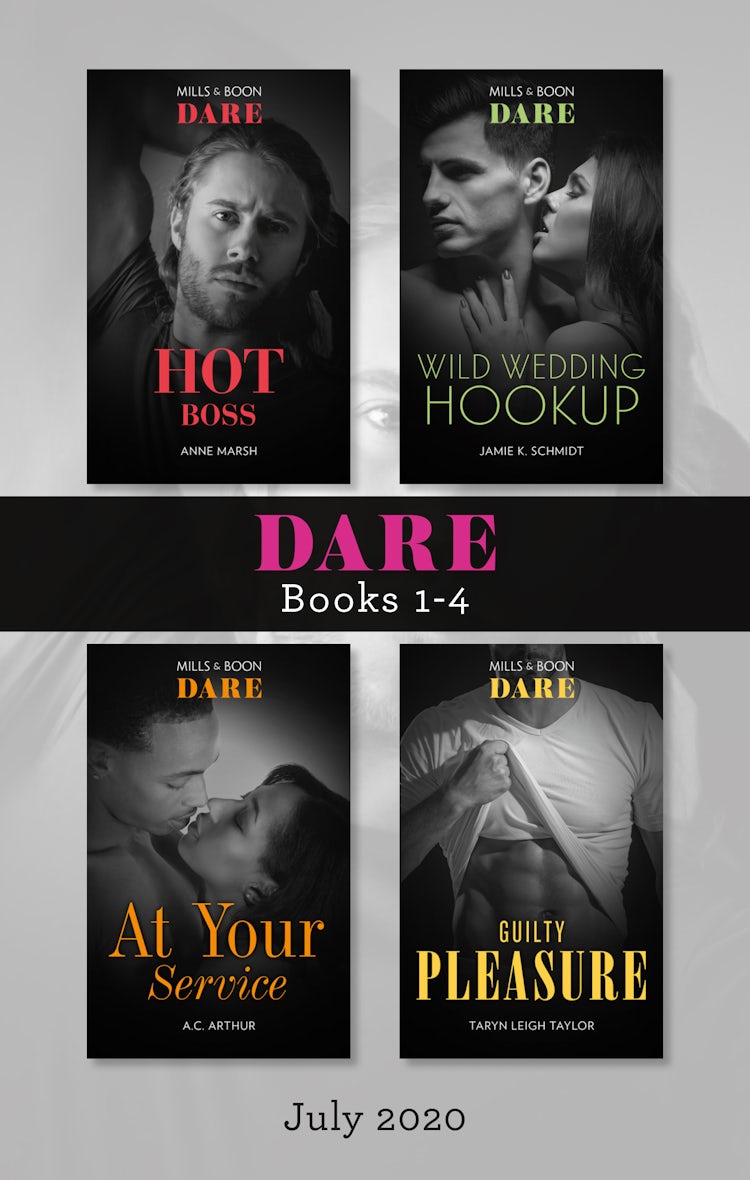 Cover image for Dare Box Set July 2020/Hot Boss/Wild Wedding Hookup/At Your Service/Guilty Pleasure, isbn: 9781867212980