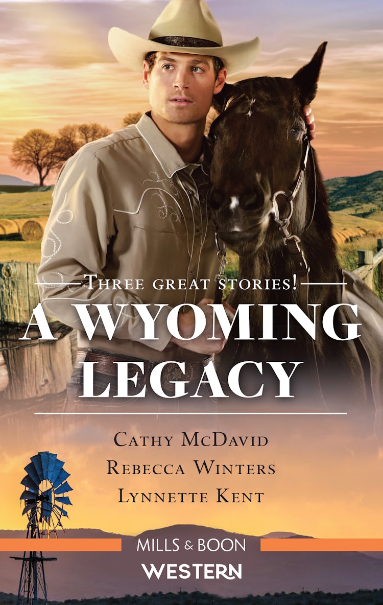 Cover image for A Wyoming Legacy/Dusty - Wild Cowboy/Her Wyoming Hero/A Husband in Wyoming, isbn: 9781867215684