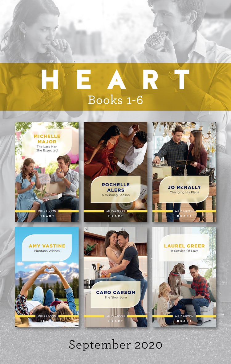 Cover image for Heart Box Set 1-6 Sept 2020/The Last Man She Expected/A Winning Season/Changing His Plans/Montana Wishes/The Slow Burn/In Service of Lov, isbn: 9781867216742