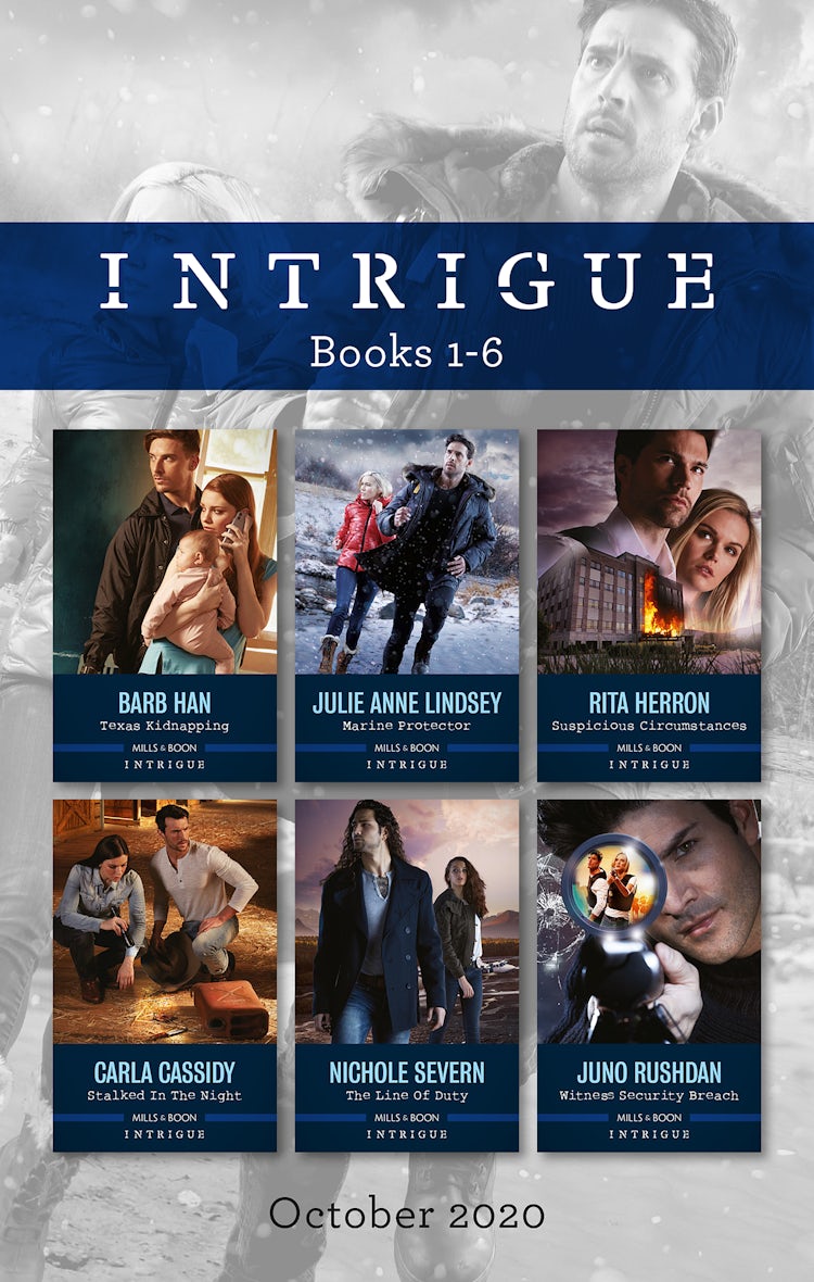 Cover image for Intrigue Box Set 1-6 Oct 2020/Texas Kidnapping/Marine Protector/Suspicious Circumstances/Stalked in the Night/The Line of Duty, isbn: 9781867216957