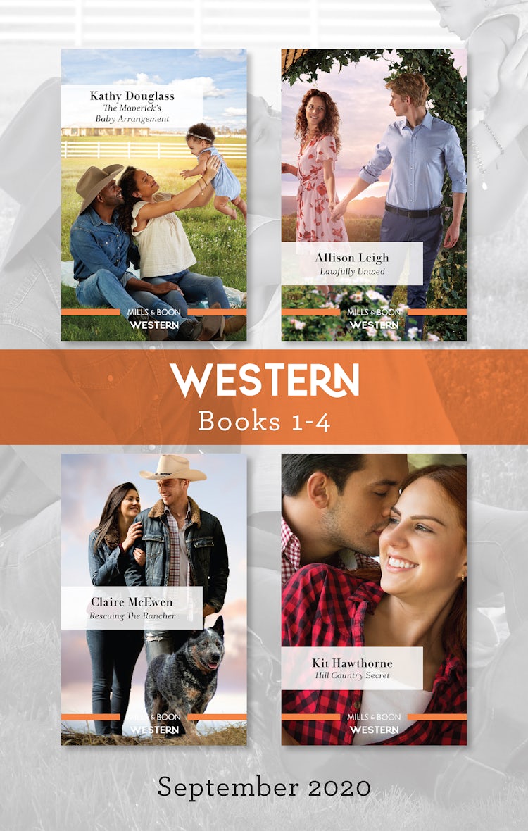 Cover image for Western Box Set 1-4 Sept 2020/The Maverick's Baby Arrangement/Lawfully Unwed/Rescuing the Rancher/Hill Country Secret, isbn: 9781867217275