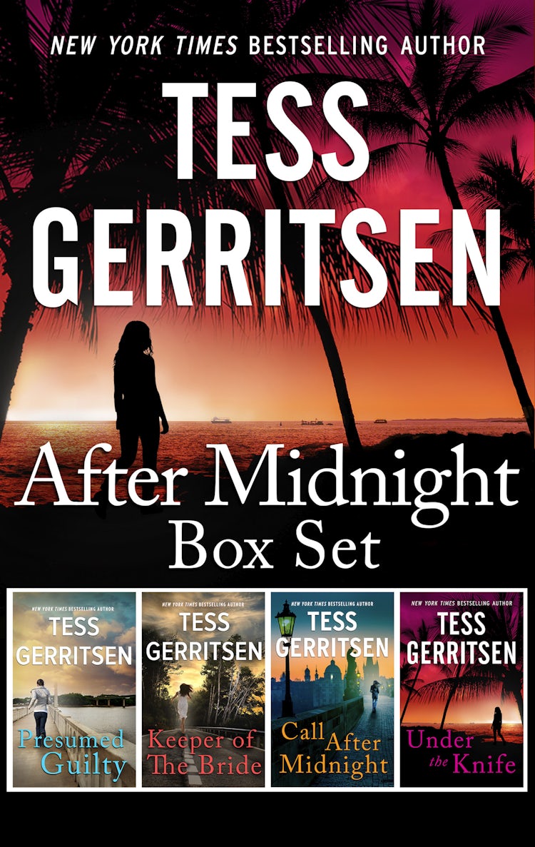 Cover image for After Midnight Box Set/Presumed Guilty/Keeper of the Bride/Call After Midnight/Under the Knife, isbn: 9781867218449