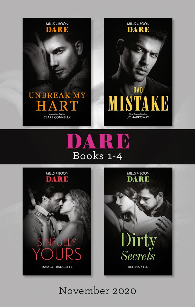 Cover image for Dare Box Set 1-4 Nov 2020/Unbreak My Hart/Bad Mistake/Sinfully Yours/Dirty Secrets, isbn: 9781867220961