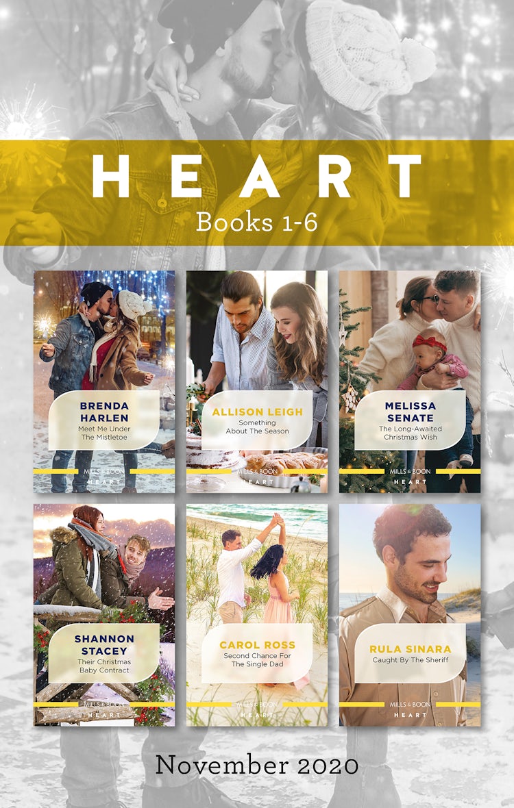 Cover image for Heart Box Set 1-6 Nov 2020/Meet Me Under the Mistletoe/Something About the Season/The Long-Awaited Christmas Wish/Their Christmas Baby Contract, isbn: 9781867221159