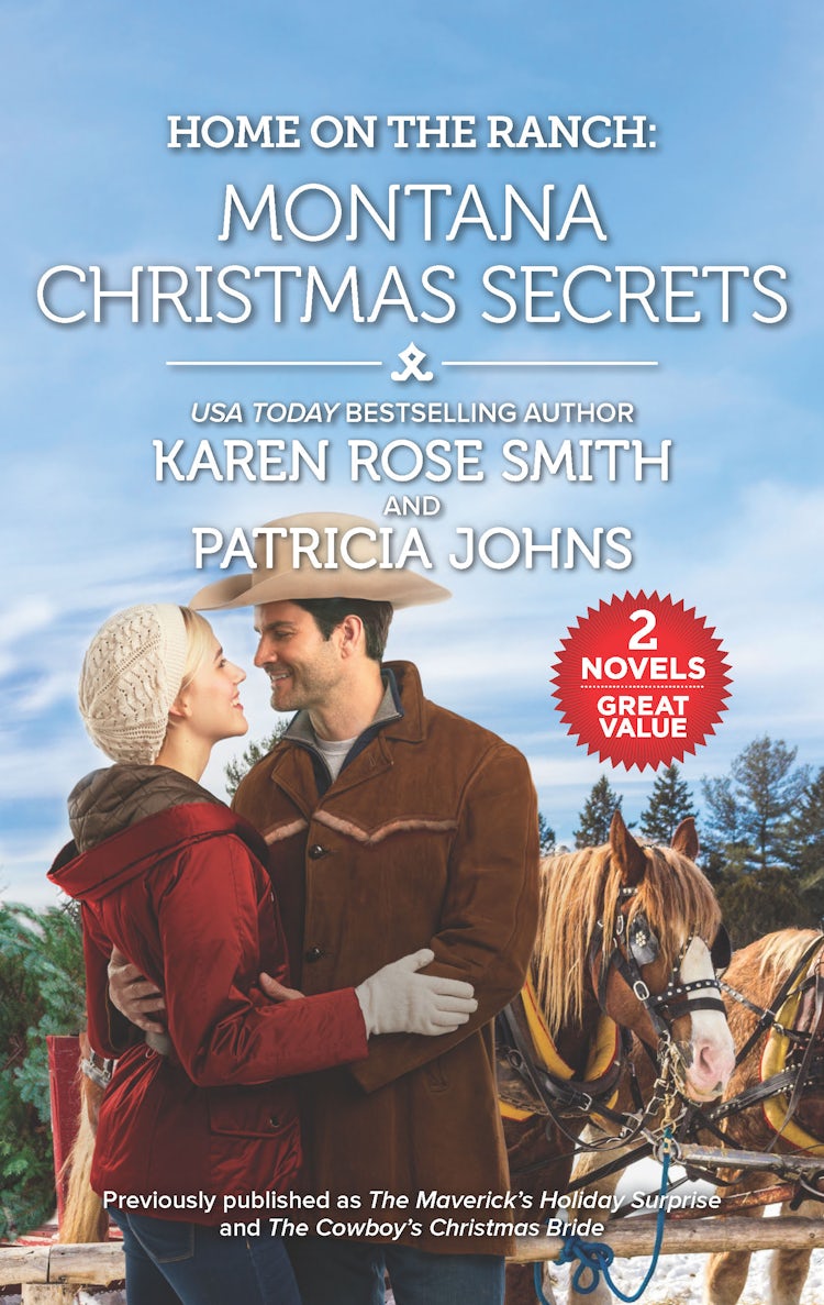 Cover image for Home on the Ranch: Montana Christmas Secrets/The Maverick's Holiday Surprise/The Cowboy's Christmas Bride, isbn: 9781867223917