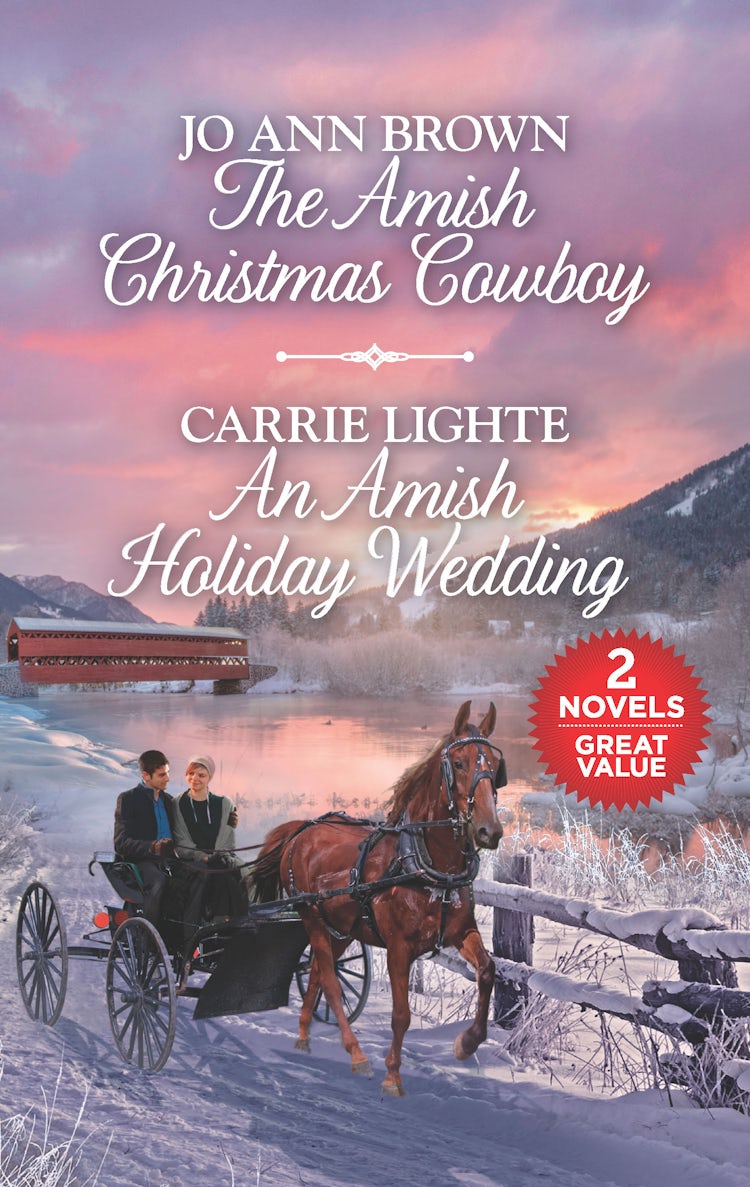 Cover image for The Amish Christmas Cowboy/An Amish Holiday Wedding, isbn: 9781867224860