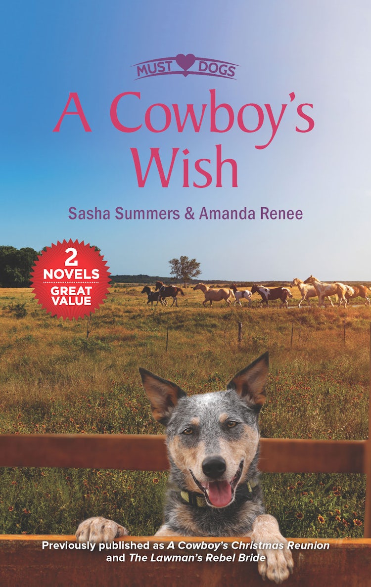 Cover image for A Cowboy's Wish/A Cowboy's Christmas Reunion/The Lawman's Rebel Bride, isbn: 9781867225119