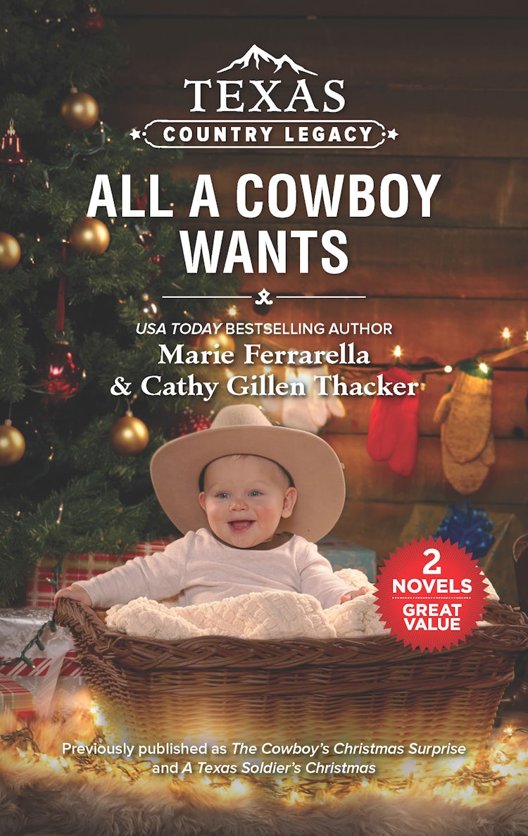 Cover image for Texas Country Legacy: All a Cowboy Wants/The Cowboy's Christmas Surprise/A Texas Soldier's Christmas, isbn: 9781867226260