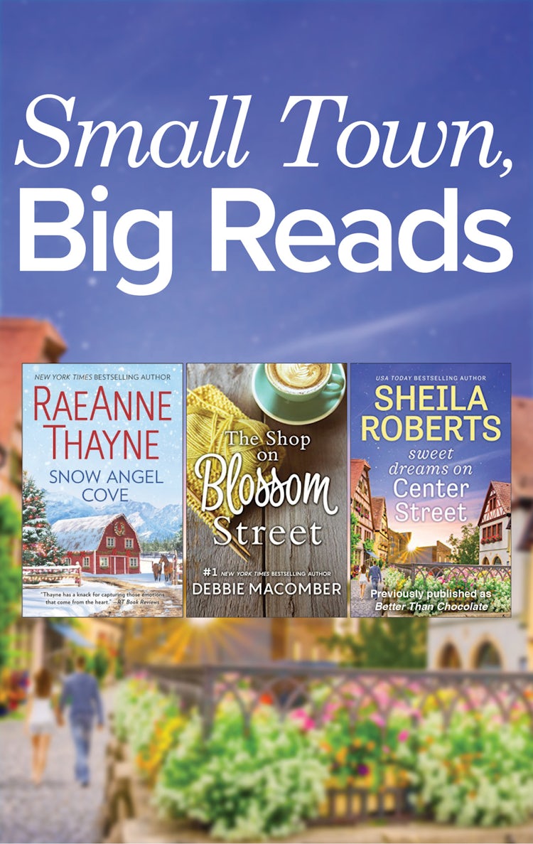 Cover image for Small Town, Big Reads Collection/Snow Angel Cove/The Shop on Blossom Street/Sweet Dreams on Center Street, isbn: 9781867226352