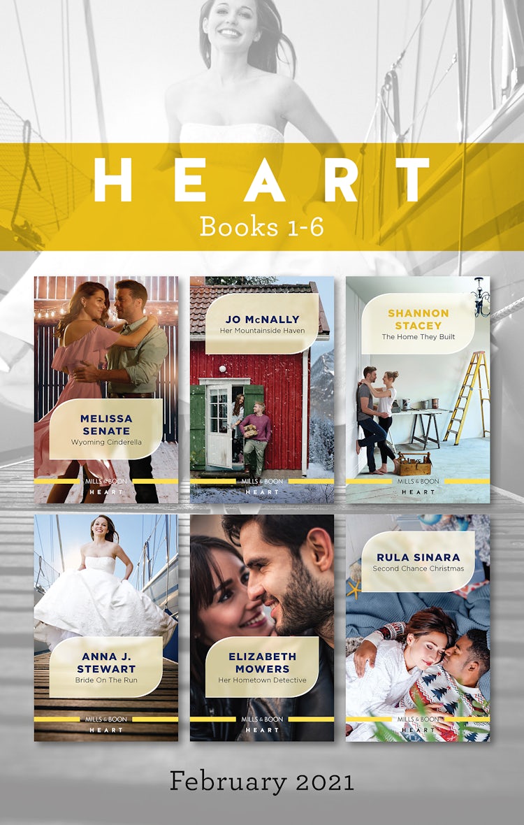 Cover image for Heart Box Set Feb 2021/Wyoming Cinderella/Her Mountainside Haven/The Home They Built/Bride on the Run/Her Hometown Detective/Second Chance Ch, isbn: 9781867226918