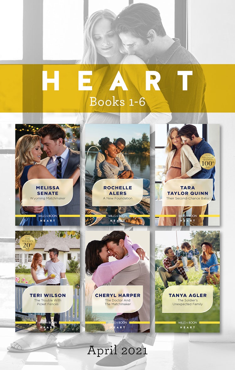 Cover image for Heart Box Set Apr 2021/Wyoming Matchmaker/A New Foundation/Their Second-Chance Baby/The Trouble with Picket Fences/The Doctor and the Mat, isbn: 9781867228479