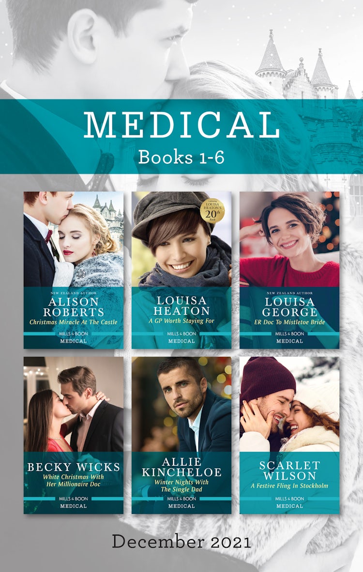 Cover image for Medical Box Set Dec 2021/Christmas Miracle at the Castle/A GP Worth Staying For/ER Doc to Mistletoe Bride/White Christmas with Her Millionai, isbn: 9781867242574
