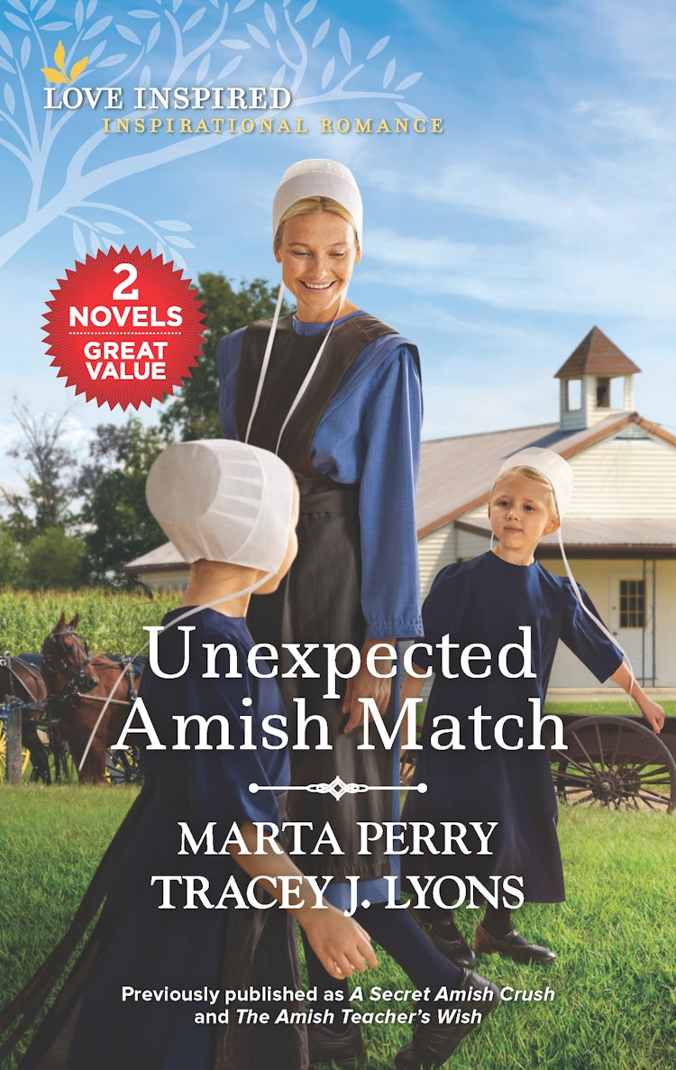 Cover image for Unexpected Amish Match/A Secret Amish Crush/The Amish Teacher's Wish, isbn: 9781867255796