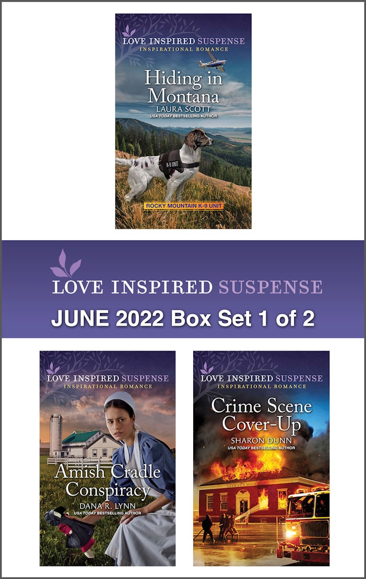 Cover image for Love Inspired Suspense June 2022 - Box Set 1 of 2/Hiding in Montana/Amish Cradle Conspiracy/Crime Scene Cover-Up, isbn: 9781867256793