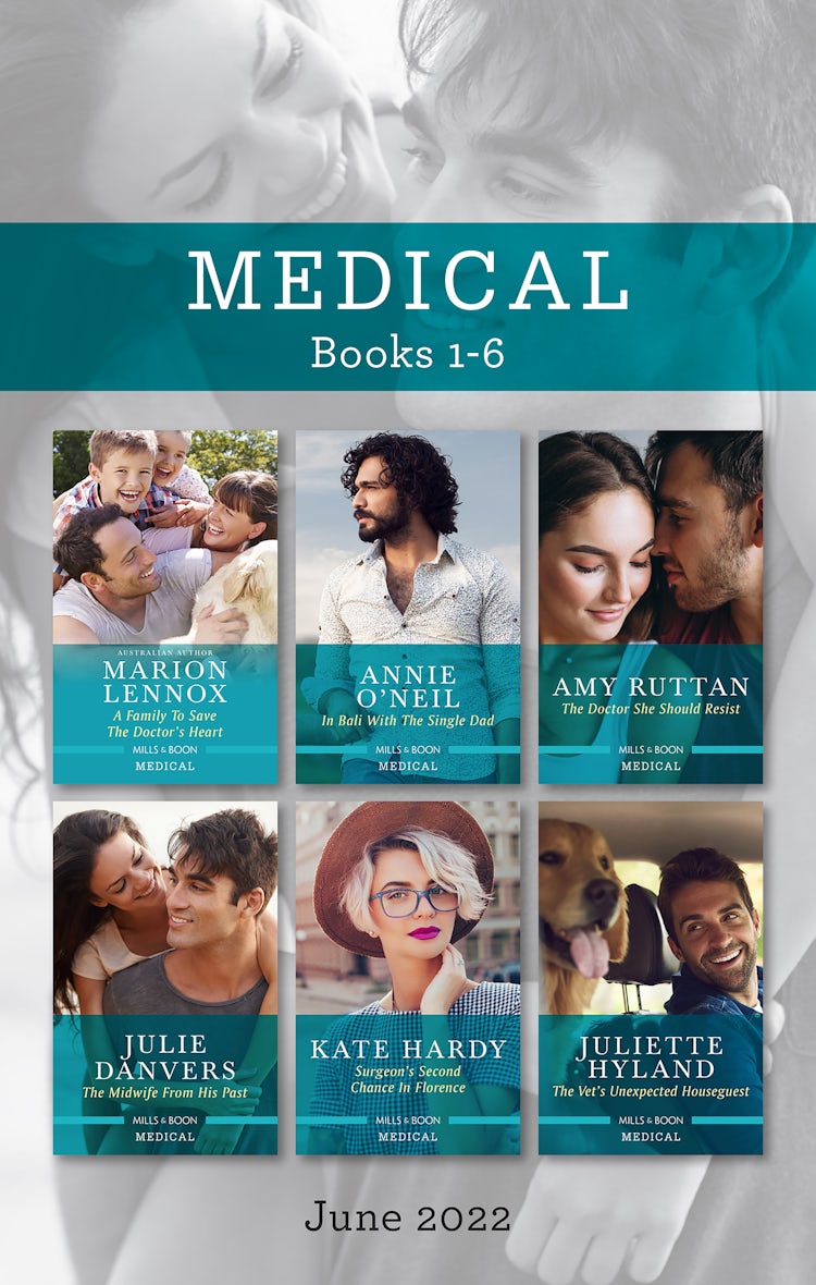 Cover image for Medical Box Set June 2022/A Family to Save the Doctor's Heart/In Bali with the Single Dad/The Doctor She Should Resist/The Midwife from His Pa, isbn: 9781867257608