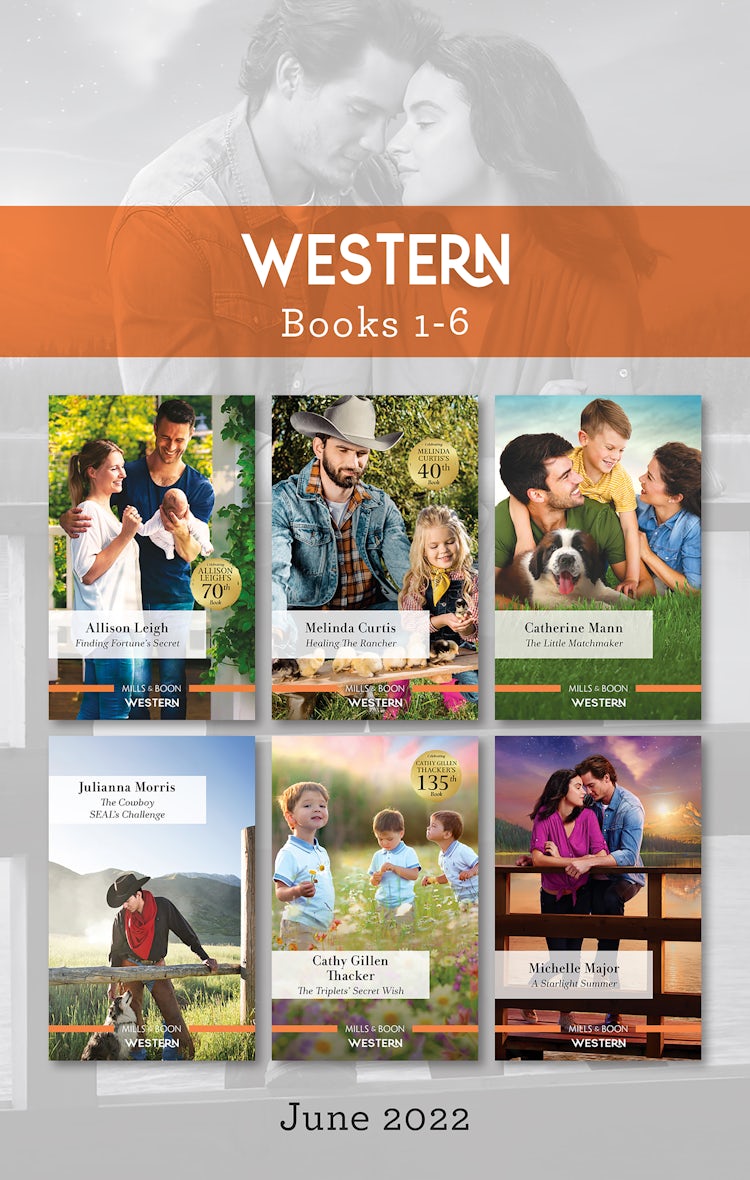 Cover image for Western Box Set June 2022/Finding Fortune's Secret/Healing the Rancher/The Little Matchmaker/The Cowboy SEAL's Challenge/The Triplets', isbn: 9781867257875
