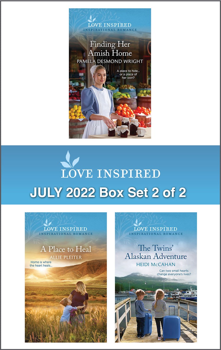 Cover image for Love Inspired July 2022 Box Set - 2 of 2/Finding Her Amish Home/A Place to Heal/The Twins' Alaskan Adventure, isbn: 9781867260455