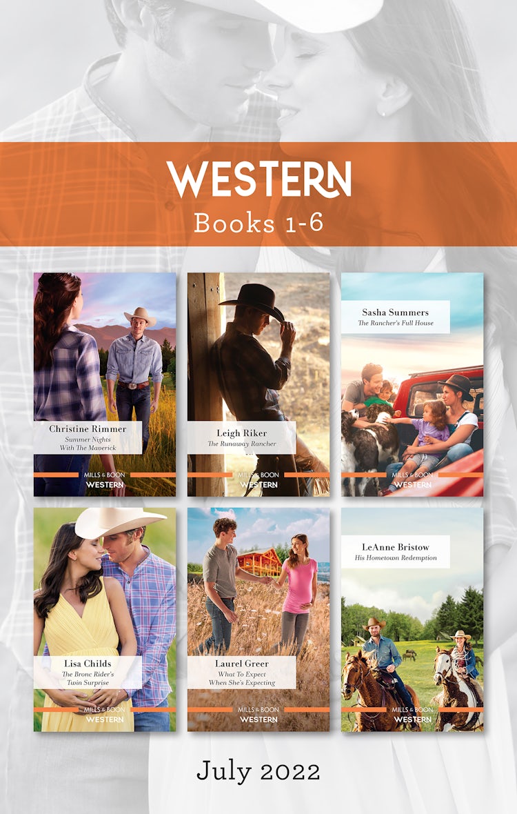 Cover image for Western Box Set July 2022/Summer Nights with the Maverick/The Runaway Rancher/The Rancher's Full House/The Bronc Rider's Twin Surprise/What to, isbn: 9781867261087