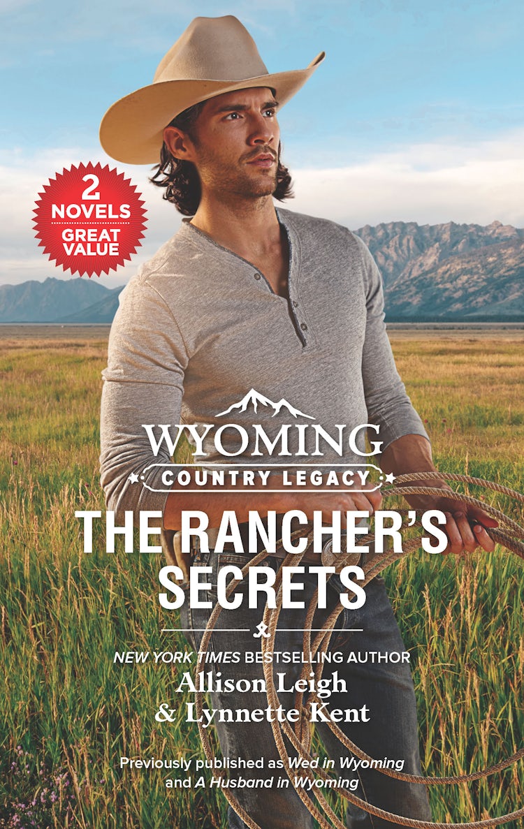Cover image for Wyoming Country Legacy: The Rancher's Secrets/Wed in Wyoming/A Husband in Wyoming, isbn: 9781867261643