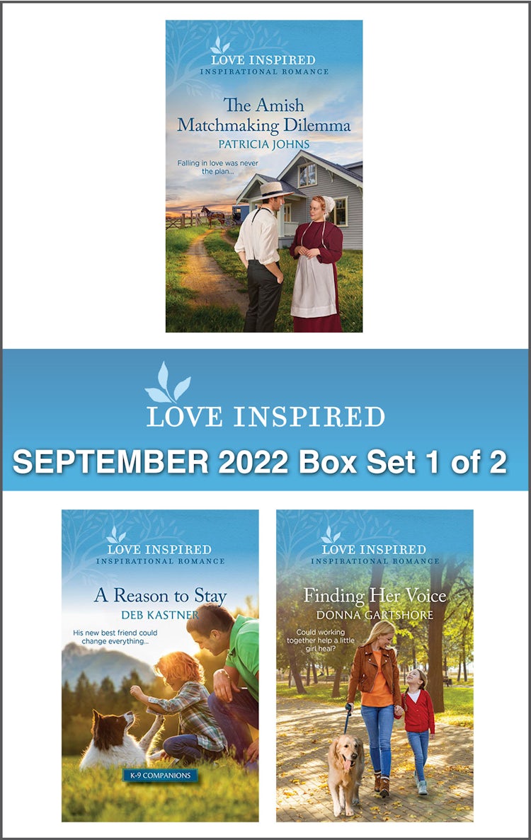 Cover image for Love Inspired September 2022 Box Set - 1 of 2/The Amish Matchmaking Dilemma/A Reason to Stay/Finding Her Voice, isbn: 9781867263937