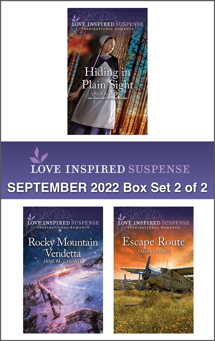 Cover image for Love Inspired Suspense September 2022 - Box Set 2 of 2/Hiding in Plain Sight/Rocky Mountain Vendetta/Escape Route, isbn: 9781867264026